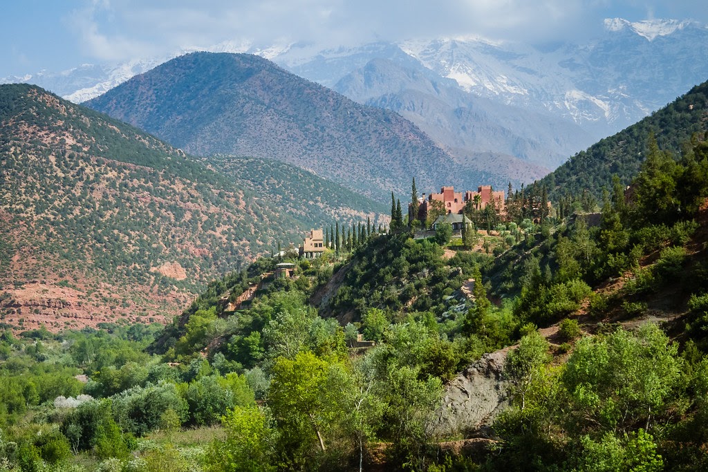 high atlas mountains green